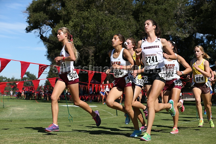 2013SIXCHS-104.JPG - 2013 Stanford Cross Country Invitational, September 28, Stanford Golf Course, Stanford, California.